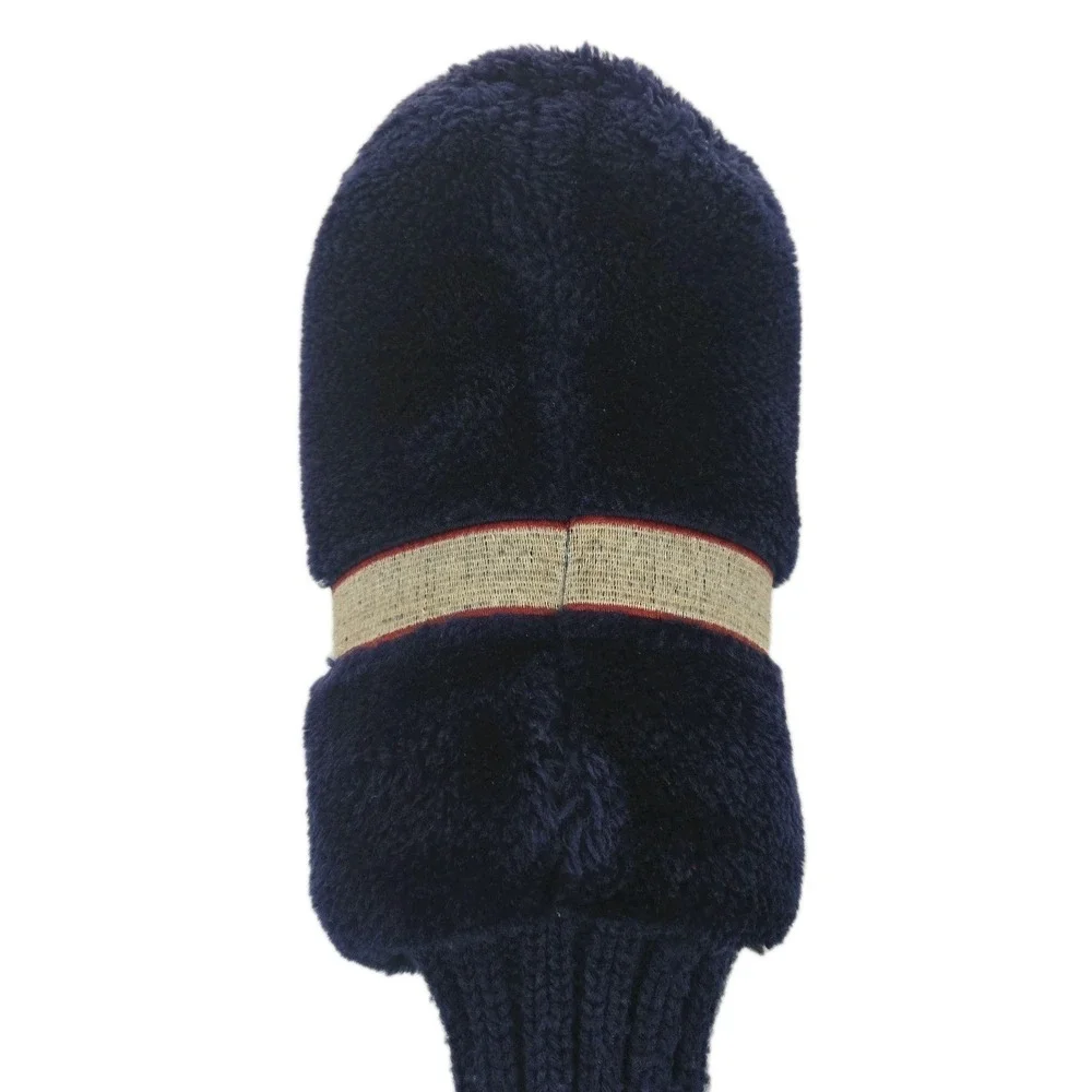 Vintage Callaway #3 Big Bertha War Bird Sole Plate Club Head Cover Navy Plush